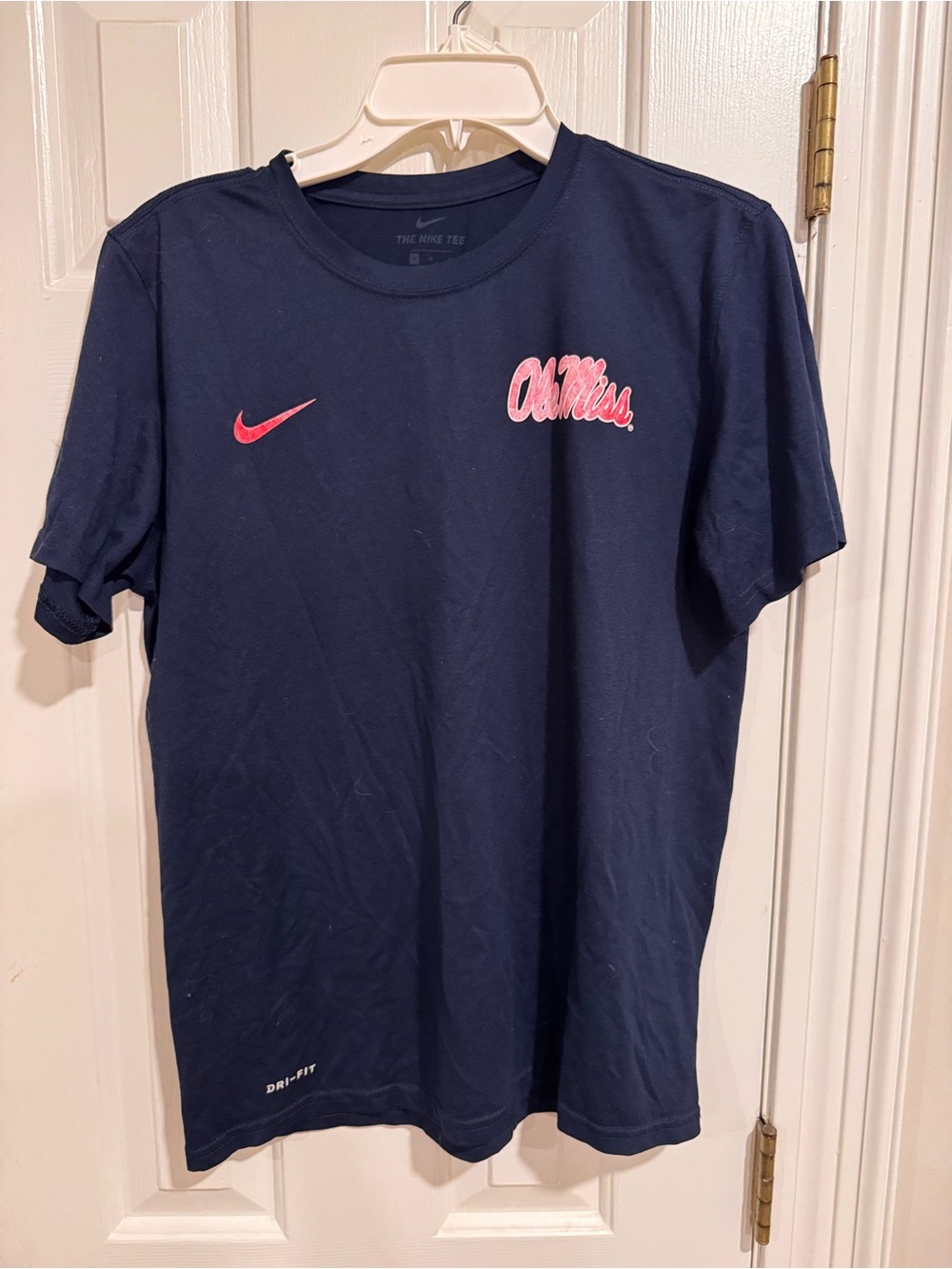Nike Ole Miss Rebels Dri-FIT Men’s T-Shirt Navy Size Medium